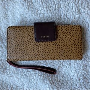 Fossil Cheetah/Leopard Print Wallet